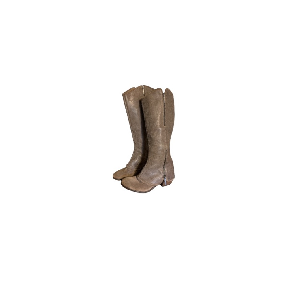 Donald J. Pliner Taupe Leather Boots - Women’s Size 6